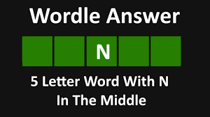 With this, they will be able to recognize the words and their meaning. 5 Letter Word With N In The Middle Wordle 240 Answer February 14 2022 Youtube