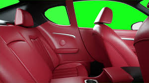 Red Leather Interior Of Luxury Black Sport Car Green Screen Footage Stock Footage Ad Luxury Black Sport Red Leather Leather Interior Green Screen Footage