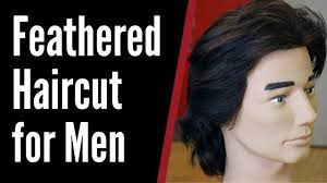 Your cuts should point vertically instead of horizontally to get a feathered look. Feathered Haircut For Men Thesalonguy Youtube