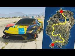 Increible Carrera Por Todo El Mapa Gta V Online Gta 5 Online Youtube Gta Gta 5 Carreras