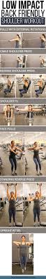 Low Impact Back Friendly Shoulder Workout Shoulder Workout Shoulder Training Workout