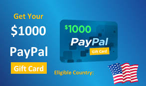 Get a $1000 paypal gift card now! Gift Cards Giveaways Elink