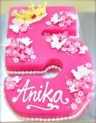 Birthday Cakes For Ladies With Name Name Of Cake Digit 5 5th Birthday Cake Birthday Cake Kids Birthday Cake