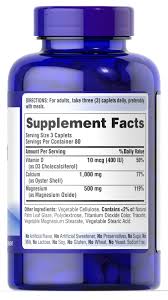 Fluoridation might bind magnesium in the body. Calcium Magnesium With Vitamin D 240 Caplets Calcium Magnesium Supplements Puritan S Pride