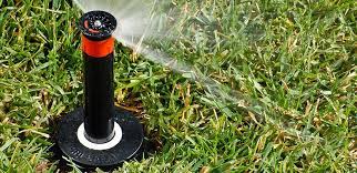 A sprinkler head caked with dust, dirt, or grease is difficult to clean without accidentally activating it, so a replacement is best. Pro Spray Hunter Industries