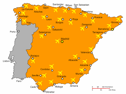 Airports In Spain Google Search Map Of Spain Airport Map Spain