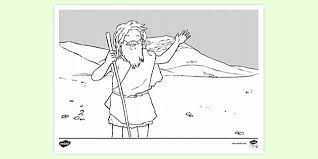 Coloring page of saint john the baptist in the wilderness eating wild honey and locusts. Free John The Baptist Colouring Page For Preschoolers