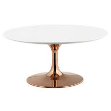 Forest gate mixed material coffee table. Odyssey 36 Round Modern Rose Gold Coffee Table Eurway