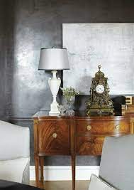 Wandfarbe Silber Ist Wie Licht Innerhalb Der Innendesigngestaltung Wandfarbe Silber Metallic Wandfarbe Wandfarbe