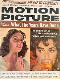 Motion Picture Magazine Elizabeth Taylor Cover Jackie Kennedy Perry Como  1969