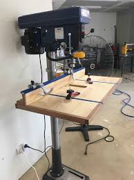 I Made A Drill Press Table Drill Press Table Drill Press Woodworking Drill Press