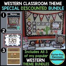For a western birthday party, consider adding galvanized buckets, an inflatable cactus and a bandana tablecloth to your table.we also carry a wide variety of western theme party decorations, including cardboard cutouts, there are items specifically designed for a cowboy theme party including cowboy hats, western garden. Western Cowboy Theme Decor 3 Editable Clutter Free Classroom Decor Bundle