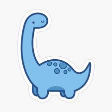Dinosaur Sticker By Laurenn Dinosaur Stickers Cartoon Stickers Cool Stickers