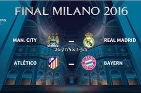 Ldc 2016 Manchester City Real Madrid Atletico Bayern A L Affiche Des Demi Finales