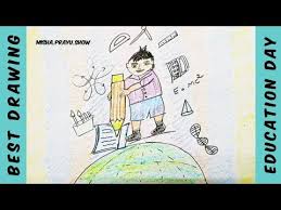 Best Drawing On National Education Day Education Day 2020 Celebration Education Day Drawing Easy Youtube Easy Drawings Cool Drawings Drawings