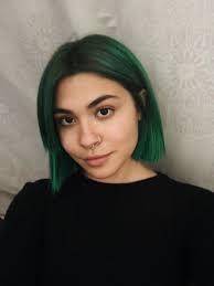 Green Hair Green Hair Aesthetic Hair Dyed Hair