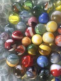 The larger one was sold separately. 54 Vintage Old Collectible Marbles Agate Swirls Ribbons Ebay Marble Marble Art Glass Marbles