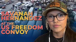 Trucker Convoy Surrounds DC: Savanah Hernandez Reports : r/Therealpena