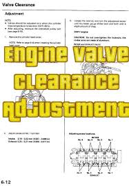 Adjusting The Engine Valve Clearance On My Honda Civic 1999