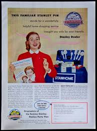 Vintage 1955 Stanhome Stanley Products Magazine Ad Hostess Party Plan Ebay Party Planning Stanley Products How To Plan