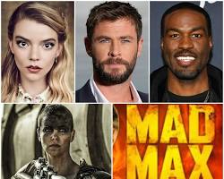 Gambar Anya TaylorJoy, Chris Hemsworth, dan Yahya AbdulMateen II, pemeran Furiosa