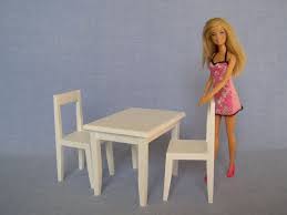 Browse a collection of kitchen sets, bedroom sets and bathroom sets today! Table And Chairs For 12 Inch Barbie Doll Barbie Diy Barbie Furniture Barbie Clothes