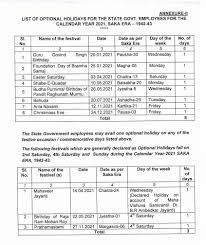 Banks to remain closed for 9 days in total, check out important dates. Odisha Govt Calendar 2021 Holiday List For 2021 In Orrisa State Offices Awareness Box