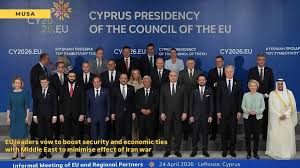 Europe is responding to the challenging geopolitical environment. ⁣ At an  informal meeting in Cyprus, EU leaders discussed: ⁣ ⁣ 🕊️ lasting peace in  the Middle East and the EU's role ⁣