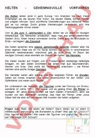 Das waren wie zum beispiel bei manching oder heidengraben gewaltige siedlungen für mehrere tausend menschen mit. Arbeitsblatt Kelten Geheimnisvolle Vorfahren Geschichte Schweizer Geschichte