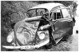 Beetle Car Crash Vw Beetle Classic Vintage Vw