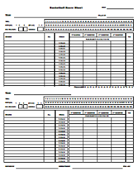 Cricket Score Sheet Free Download Create Edit Fill And