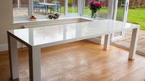 Fern White Gloss Extending Dining Table Kitchen Seating White Extending Dining Table Dining Table