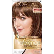 L Oreal Paris Superior Preference Fade Defying Color Shine System 6 5 Fl Oz 6am Light Amber Brown 1 Kit Light Hair Color Hair Color Loreal