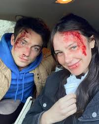 ⛓Car accident makeup done by me