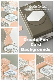 Create Fun Card Backgrounds Craft Punches Simple Cards Cool Cards