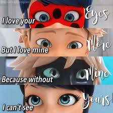 Because Without Mine I Can T See Yours Because Catnoir Frozenelsa Mir In 2020 Miraculous Ladybug Memes Miraculous Ladybug Anime Miraculous Ladybug Comic