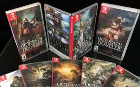 Switch S Octopath Traveler Gets Eight Alternate Box Art Options On My Nintendo Gaming Octopath Traveler Box Art Travel