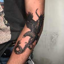 Eagle Vs Snake By Edtaemets Snake Tattoo Design Tattoos Eagle Tattoo Arm