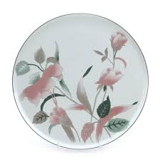 Pick fine or casual porcelain & bone china dinnerware. Mikasa Silk Flowers China Cake Plate