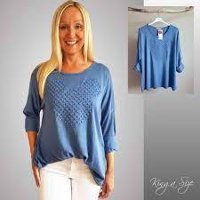 Entspricht die italy mode damen der qualität, die sie als kunde für diesen preis erwarten? Italy Damen Pullover Micky Print Gr 46 Blau Versand Frei