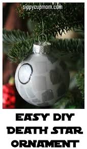 If you or your children love these iconic movies, you definitely need to make star wars ornaments for your christmas tree. Make An Easy Diy Death Star Ornament Sippy Cup Mom