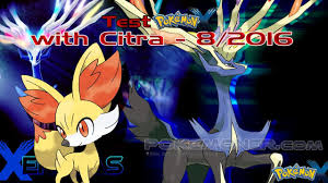 Http Youtu Be Ih6iacocdxy Test Pokemon X With Citra 8 2016