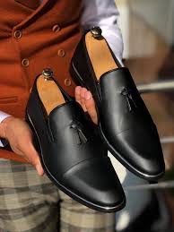 Tassels Classic Shoes Matte Black Dress Shoes Men Loafers Men Outfit Classic Shoes