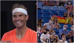 Rafael nadal's australian open tie against michael mmoh was disrupted during the second set by a drunk fan who appeared to swear at the spaniard. Rafael Nadal Australian Open Fan Kicked Out After Swearing At World No 2 Tennis Sport Express Co Uk