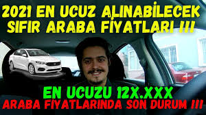 İlave opsiyon talep edilmesi durumunda opsiyon bedeli, standart donanımlı araç fiyatının üzerine eklenecektir. 2021 En Ucuz Alinabilecek Sifir Araba Fiyatlari Araba Fiyatlarinda Son Durum Youtube