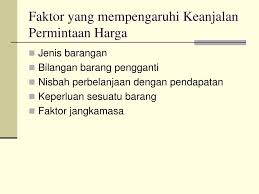 Notes nota mikroekonomi bab keanjalanpermintaan dan penawaran keanjalan permintaan definisi keanjalan permintaan adalah mengukur peratus perubahan dalam. Ppt Prinsip Ekonomi Ecn3100 Keanjalan Permintaan Keanjalan Penawaran Powerpoint Presentation Id 5494466