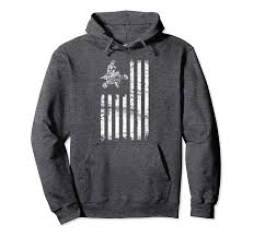 Cool Atv Hoodie American Flag Four Wheeler Quad Bike Gift