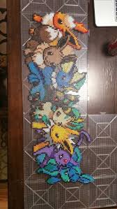 Eevee Evolution By Customperlerbeadart On Etsy Pokemon Bead Perler Bead Art Pokemon Perler Beads