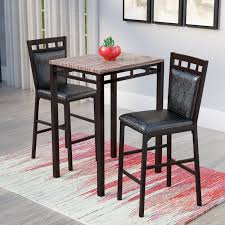 Bar tables and kitchen furniture for seating and serving. Latitude Run Eric 3 Piece Pub Table Set Reviews
