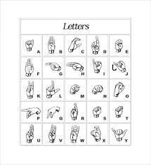 Tips and examples make the process easy and fun. Free 9 Sample Sign Language Alphabet Chart Templates In Pdf Ms Word